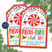 Christmas Mint Tags, Wishing You merri-mint and Joy, Thank You Gift, School pto pta Holiday Volunteer Staff Employee Teacher Gift, EDITABLE