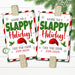 Christmas Slap Bracelet Tags, Wishing You a Slappy Holiday! Kid Student Gift Classroom School Teacher Staff Christmas Idea Editable Template