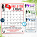 EDITABLE Flags Pick a Date to Donate Printable, Flag Thrower Fundraiser, Marching Band Fundraiser, Editable Calendar Cheer File, Template