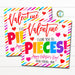 Valentine Love You to Pieces Gift Tags, Puzzle Toy Candy Beads Valentine Kid Gift Classroom School Teacher Staff Valentine Editable Template