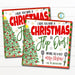 Christmas Gift Tags, Hope you have a holiday to flip over Favor Tags, Teacher, staff Volunteer friend White Elephant Idea, Editable Template