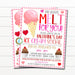 EDITABLE Ice Cream Social Flyer, Valentine's Day Appreciation, Printable Ice Cream Fundraiser Party Invite, Church School pta pto, TEMPLATE