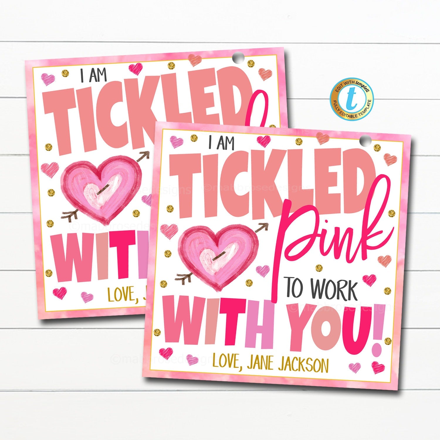 tickled-pink-to-work-with-you-co-worker-valentine-s-day-tag-tidylady-printables for Free Printable Coworker Valentines For Coworkers Tickled Pink to Work With You Co-Worker Valentine's Day Tag — TidyLady Printables for Free Printable Coworker Valentines For Coworkers