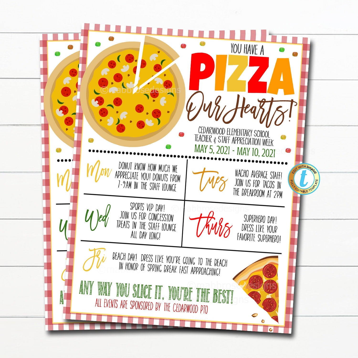 Pizza Teacher Appreciation Free Printable Pizza Teacher Appreciation Free Printable