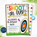 Archery Party Invitation, Shoot On Over Bows and Arrows Birthday Party, End of Season Archery team Kids Sports Banquet, Printable EDITABLE