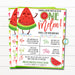 EDITABLE Teacher Appreciation Week Itinerary, Staff Employee Appreciation One in a Melon Fruit Theme, Schedule Events, Printable EDITABLE