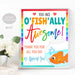 Goldfish Appreciation Sign, O-fish-ally Awesome Thank You Sign, Staff Employee School Appreciation Week, Thank You Table Decor, Printable
