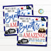 Police Bundt Cake Gift Tag, No ifs ands or Bundts, Emergency 911 Essential Frontlines Worker, Cops Gift, Appreciation DIY Editable Template