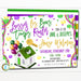 Mardi Gras House Warming Party Invitation, New Orleans Fat Tuesday Celebration Party, Masquerade Ball Beads and Bourbon, Editable Template