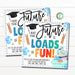 Future is Loads of Fun Graduation Gift Tag, High School Grad, Funny Congrats Graduate Gift Idea, Laundry Detergent, DIY Editable Template