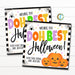 Halloween Gift Tags, Halloween Play Dough Tags, Birthday Favors, Printable Trick or Treat Label, Kids Halloween Toy Tag, Editable Template