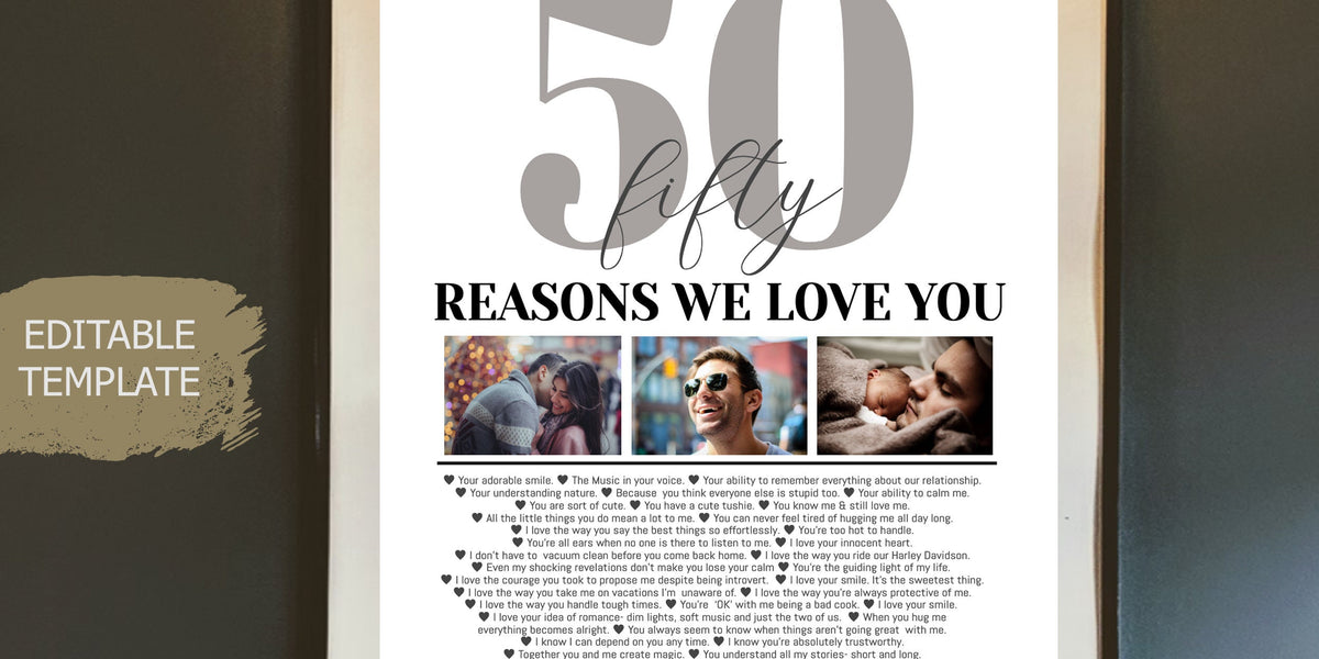 50 reasons we love you