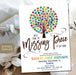 Missing Piece family tree Editable Adoption Invite Template, Printable Rainbow Baby Puzzle Adoption Celebration Party, Ceremony Invitation