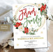 Forever Family Holiday Editable Adoption Invite Template, Printable Editable, Adoption Celebration Christmas Party, Ceremony Invitation