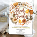 Forever Family Fall Autumn Editable Adoption Invite Template, Printable Editable, Adoption Celebration Thanksgiving Ceremony Invitation