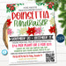 Poinsettia Fundraiser Flyer and Order Form, Christmas Charity Nonprofit Printable, Flower Sale Xmas Event Church School Pto Pta, EDITABLE