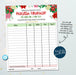 Poinsettia Fundraiser Flyer and Order Form, Christmas Charity Nonprofit Printable, Flower Sale Xmas Event Church School Pto Pta, EDITABLE