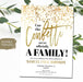 Cue the Confetti Officially a Family Editable Adoption Invite Template, Printable Editable, Adoption Celebration Party Ceremony Invitation