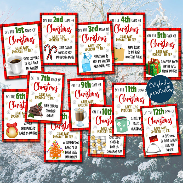 12 Days of Christmas Gift Tags | TidyLady Printables 12-days-of-christmas-gift-tags-tidylady-printables