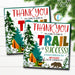 Winter Thank You For Leading Us Down The Trail Of Success, Camp Teacher Staff Holiday Appreciation, Christmas Trail Mix Gift Tags, EDITABLE