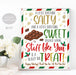 Christmas Staff Appreciation Sign, Chocolate Popcorn Thank You, Work Employee Appreciation Something Salty Sweet Treat, Holiday Printable