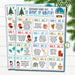 Editable Winter Holiday Appreciation Flyer, Teacher 12 Days of Winter Calendar, School PTO PTA, Holiday Daily Events, Itinerary Template