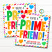 Prime Friend Valentine Gift Tag, Boys Sports Valentine Idea, Drink Treat Gift Classroom Friend Printable Kids Editable Non-Candy, EDITABLE