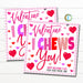 Valentine Gift Tags, I Chews You, Valentine's Day Toy, Friendship Kids Daycare Preschool Classroom School Card Tag Idea, Editable Template