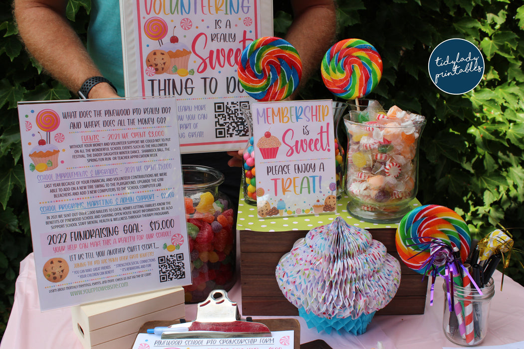School Pto Pta Membership is Sweet Sponsorship Drive Toolkit